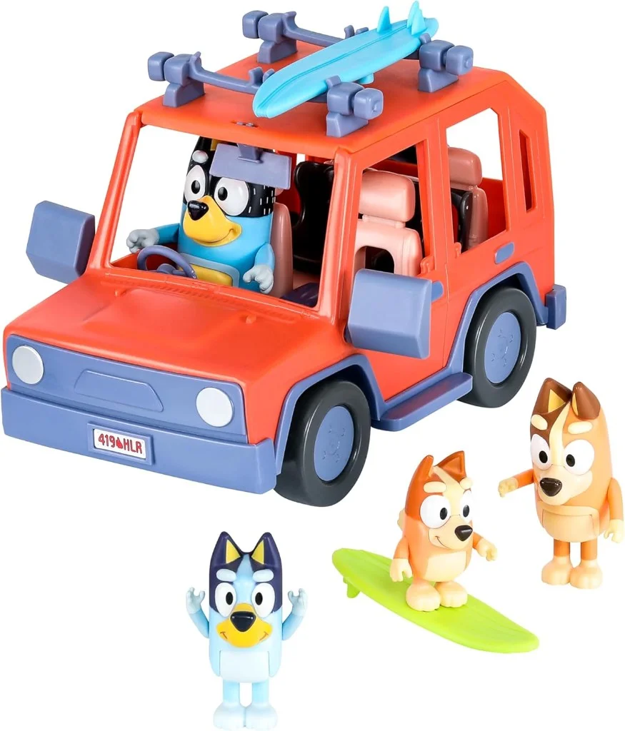 Bluey Heeler family 4WD set