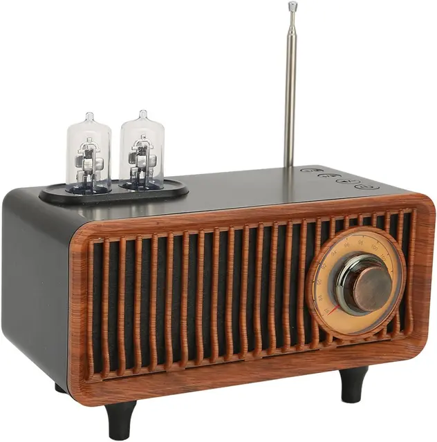 Lo-fi vacuum tube style desktop Bluetooth speaker
