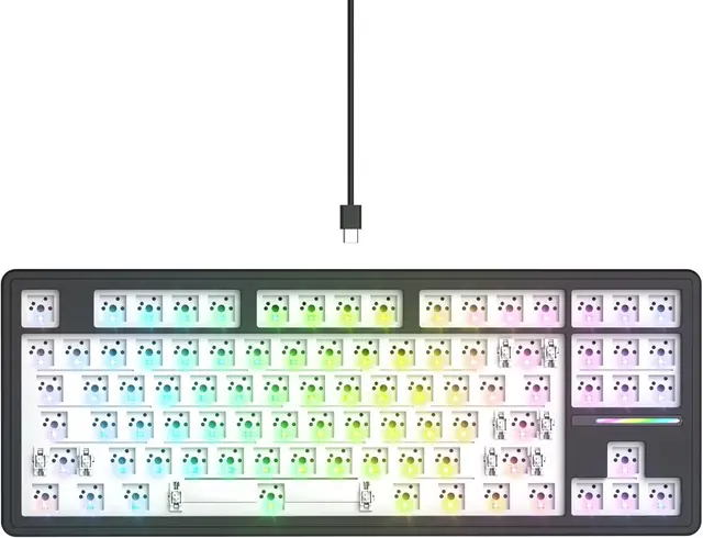 Solderable custom mechanical keyboard