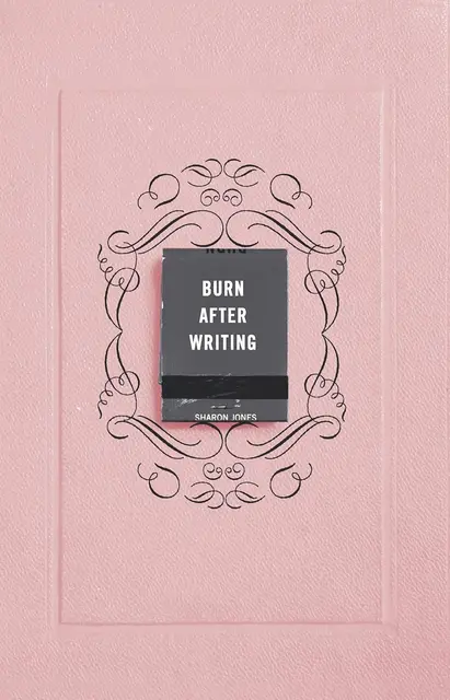 Burn After Writing prompt journal