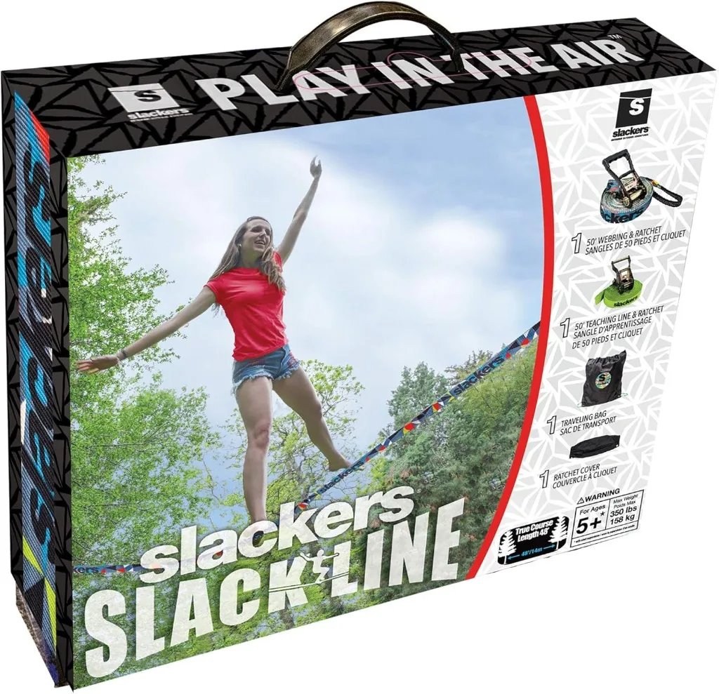 Slackers 50-foot slackline set