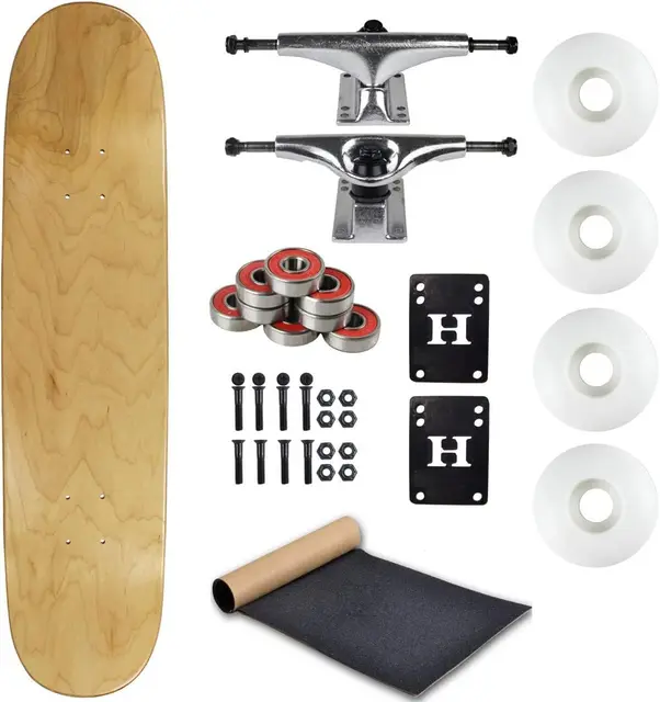 Blank skateboard complete to customize