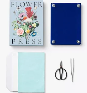 Luxury Flower Press (Wooden/Brass) — Mother's Day gift for a grandmother, shoppable idea
