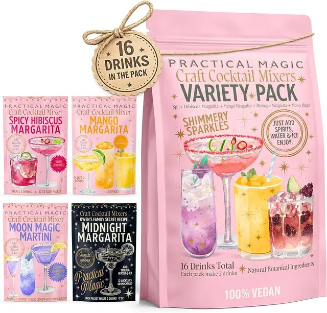 Mocktail mixology hosting kit (syrups, garnishes, shaker)