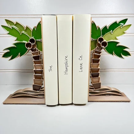 Refined Brass Palm Tree Bookends — Mother's Day gift for a grandmother, shoppable idea