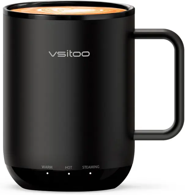 Temperature-control smart mug for her morning coffee