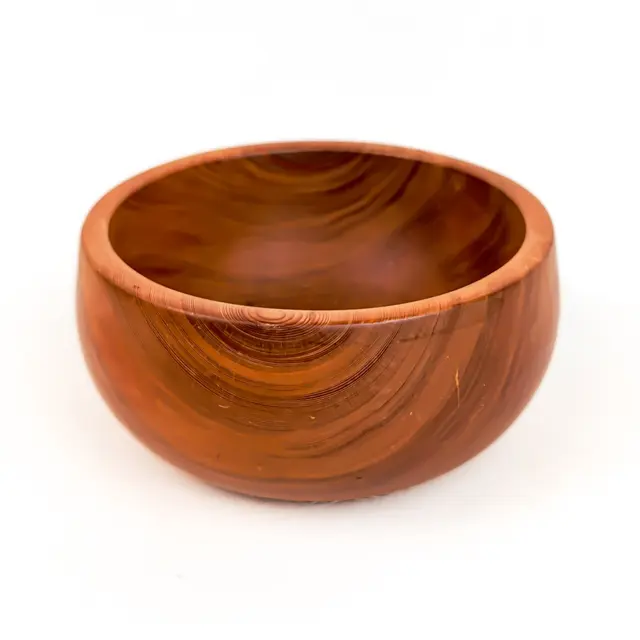 Hand-turned Huon pine monumental serving bowl