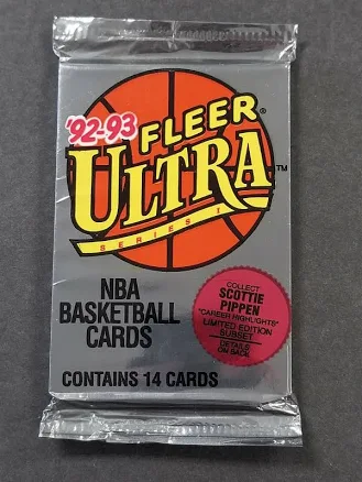 Collector's 1990s Fleer Ultra Basketball Unopened Pack