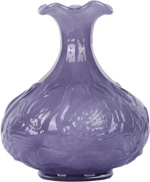 Hand-blown glass vase by a regional artisan