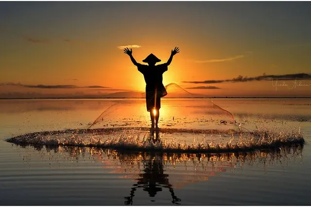 Private sunrise fishing photography session