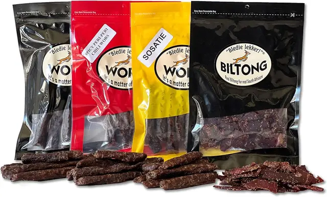 Artisan biltong and droëwors sampler
