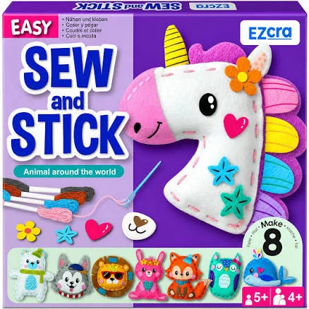 Beginner unicorn sewing craft kit