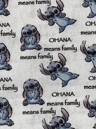 Lilo & Stitch Print Fabric Bolt