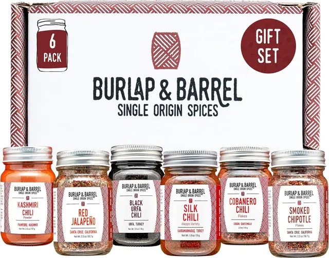 Burlap & Barrel single-origin spice set