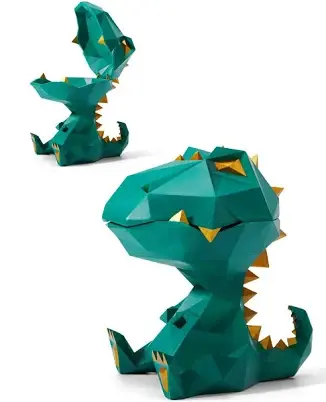 Dinosaur Designs sculptural resin serving vessel