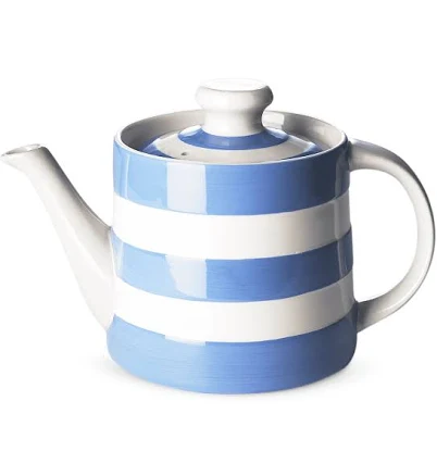 Cornishware Blue and White Striped Teapot — Mother's Day gift for a grandmother, shoppable idea