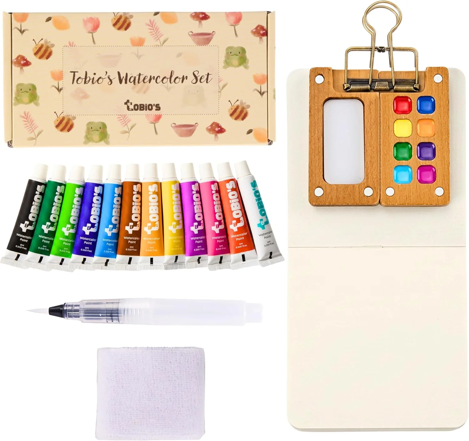 Tobios Mini Travel Watercolor Kit