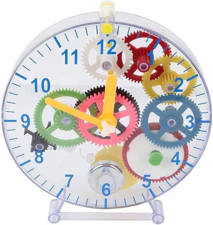 Build-Your-Own Mechanical Gear Clock