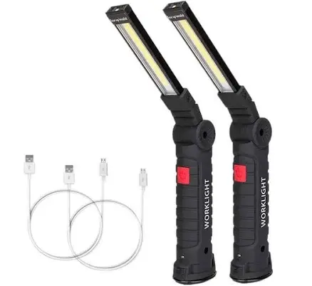 High-output rechargeable magnetic work light