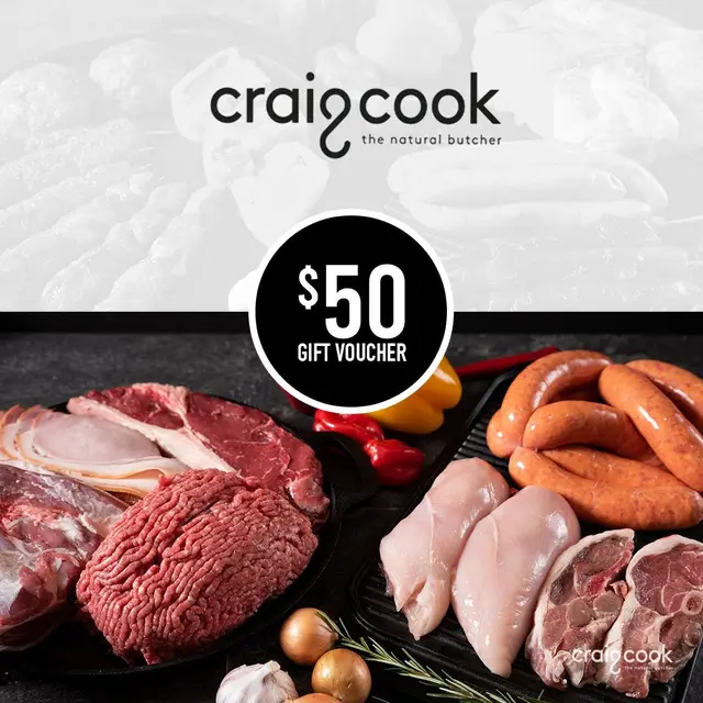 Local independent butcher voucher ($40-50)