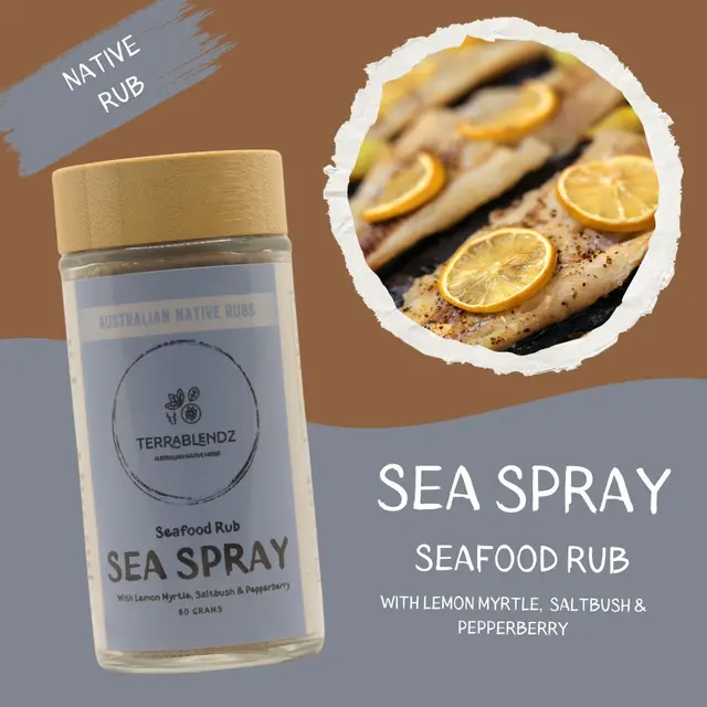 Native Australian seafood spice rubs