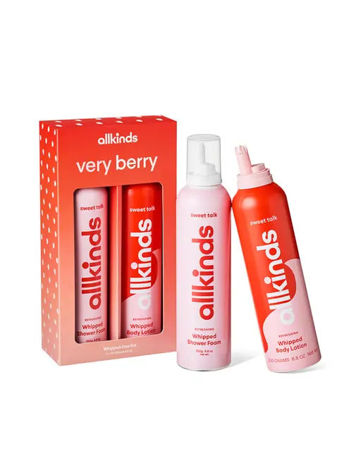 Allkinds whipped shower foam Sweet Talk bottle