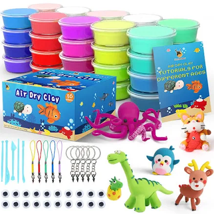 Mont Marte Air Dry Clay & Professional Sculpting Set