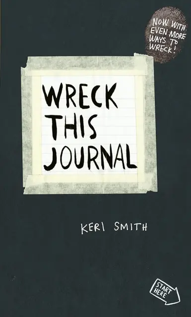 Wreck This Journal creative prompt book