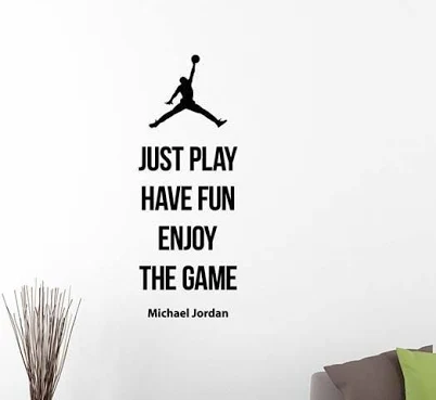 Iconic "Jumpman" Silhouette Wall Decal