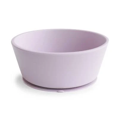 Silicone Feeding Set in Dusty Lilac