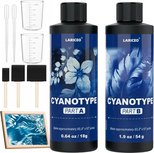 Large-scale cyanotype textile kit (AU sun as the tool)