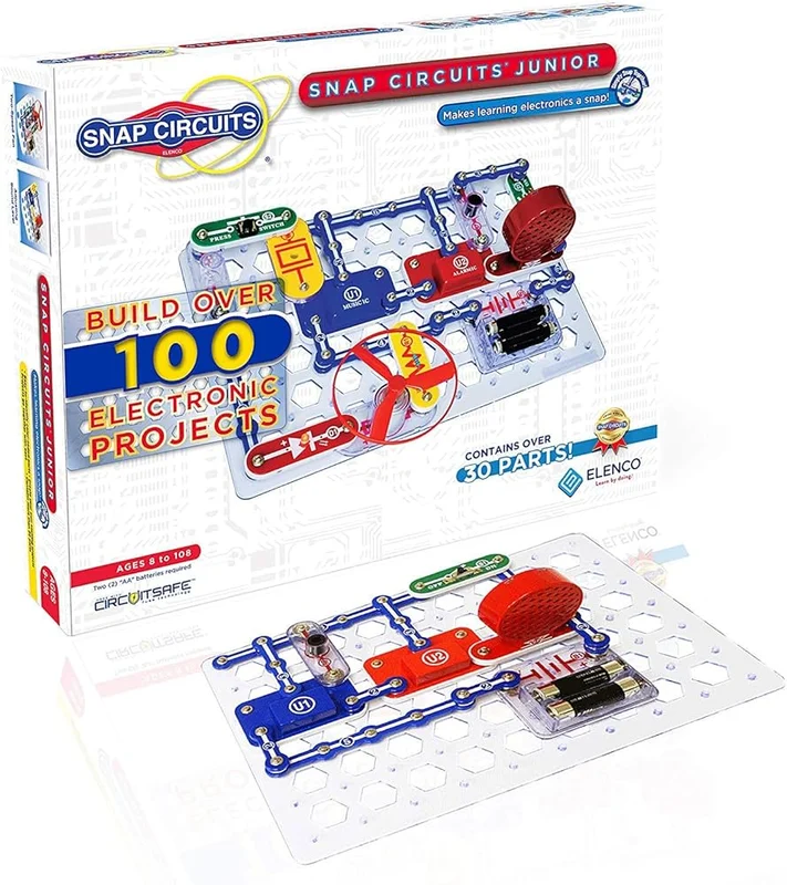 Snap Circuits Jr electronics kit