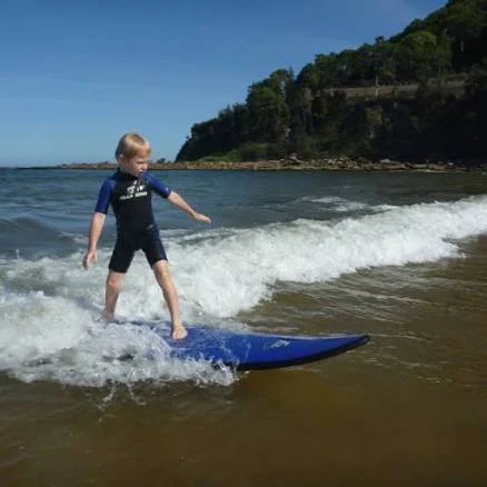 Beginner kids surf lessons