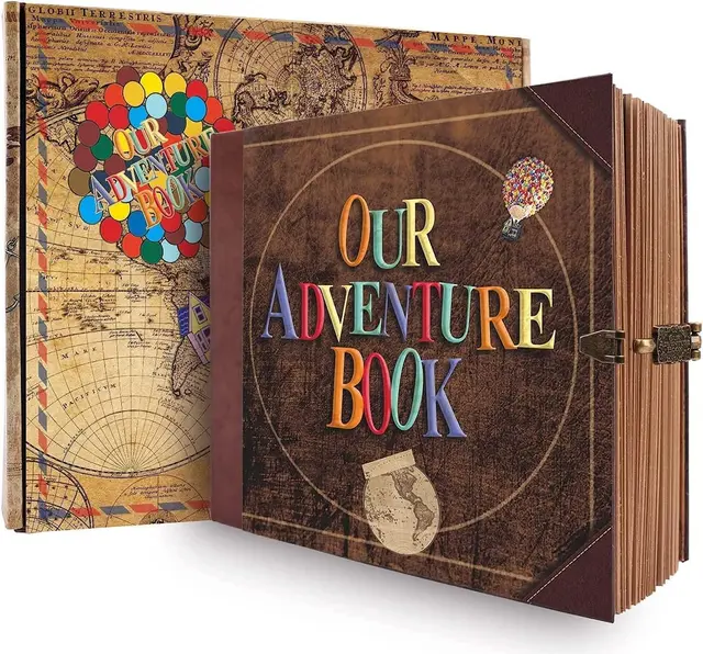 Adventure scrapbook travel album