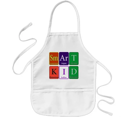 "Ingredient" Periodic Table Apron: