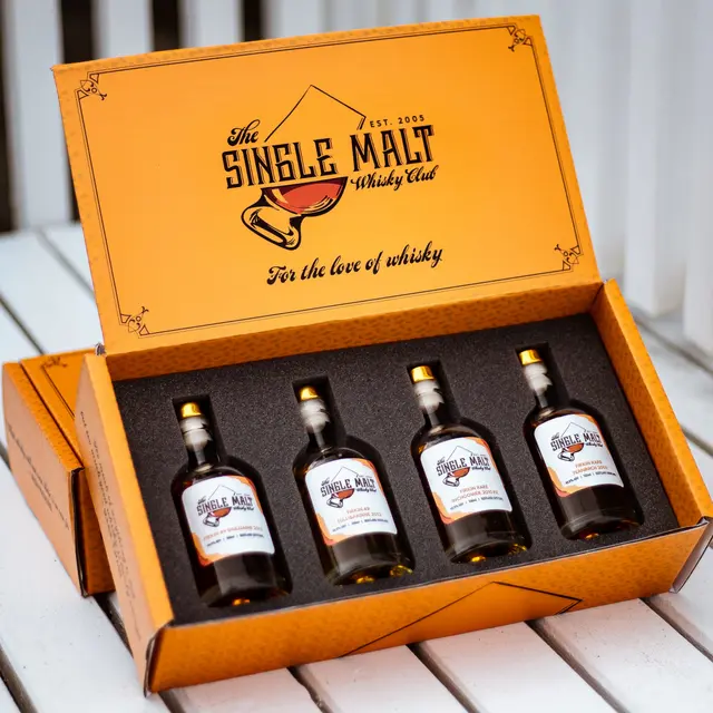 Hard-to-find whisky tasting club mini bottles