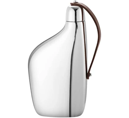 Georg Jensen Sky Hip Flask in Stainless Steel