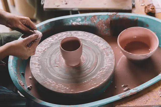 Beginner wheel-throwing pottery intensive
