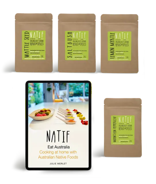 Natif herb and spice bundle with wattleseed
