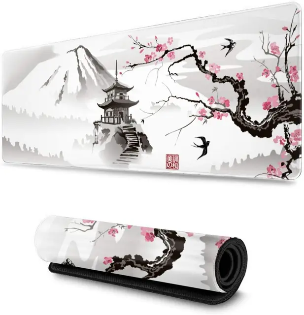 Extended gaming desk mat