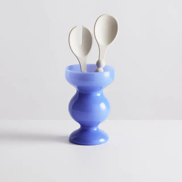 Maison Balzac Petit Gaspard vase in Bleuet sapphire