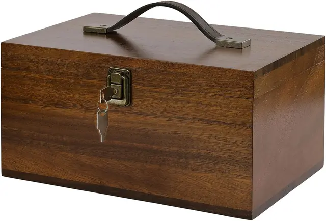 Handcrafted Tasmanian oak memory box with forty family letters