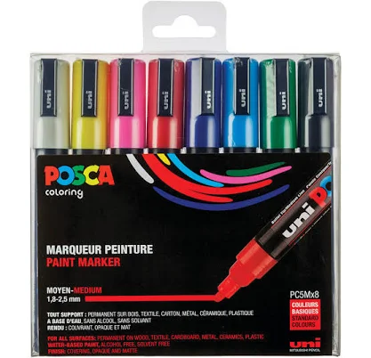 Posca Acrylic Paint Marker Professional Set