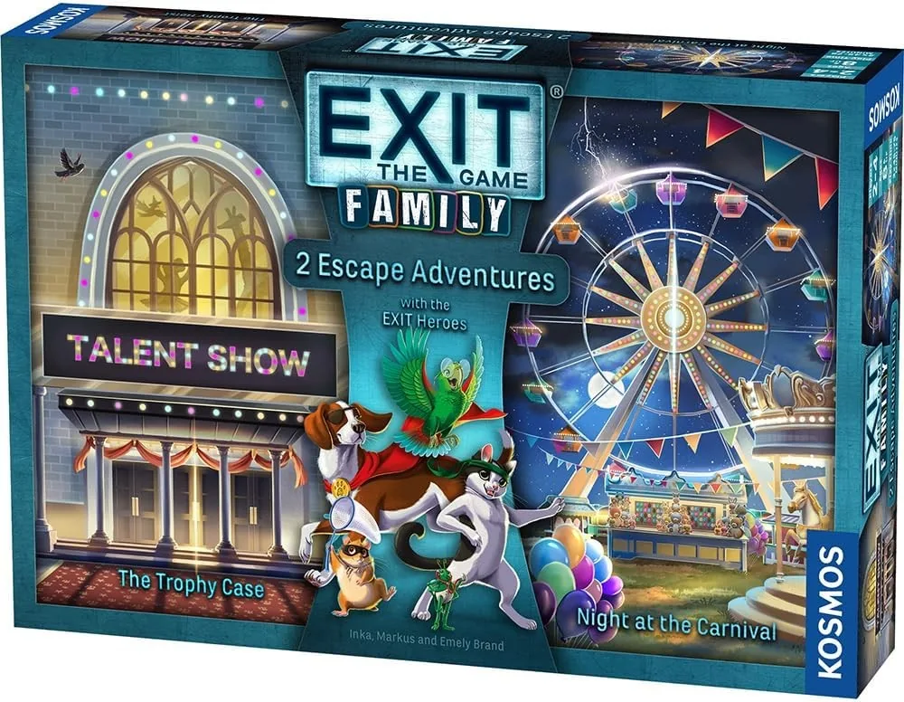 EXIT Family Trophy Case and Night at the Carnival